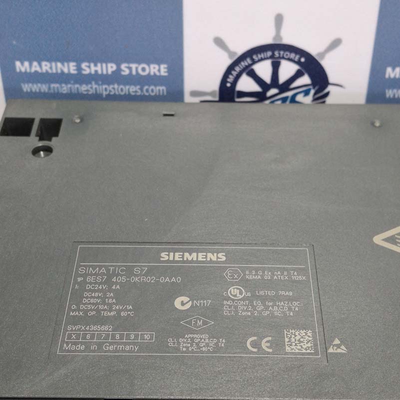 SIEMENS PS 405-10A-A 6ES7 405-0KR02-0AA0 SIMATIC S7-400 POWER SUPPLY