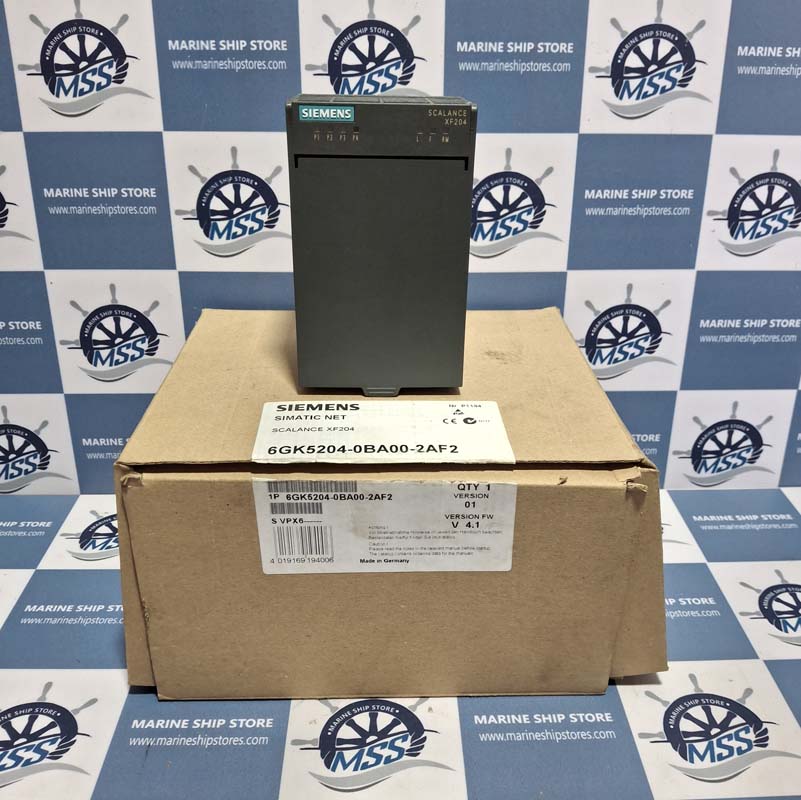 SIEMENS SCALANCE XF204 6GK5 204-0BA00-0AF2 SIMATIC NET INDUSTRIAL ETHERNET SWITCH SIEMENS SCALANCE XF204 6GK5 204-0BA00-0AF2 SIMATIC NET INDUSTRIAL ETHERNET SWITCH