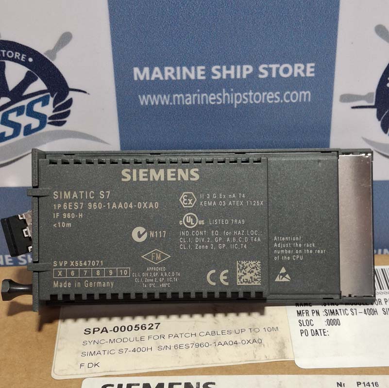 SIEMENS SIMATIC S7 6ES7 960-1AA04-0XA0 SYNC MODULE