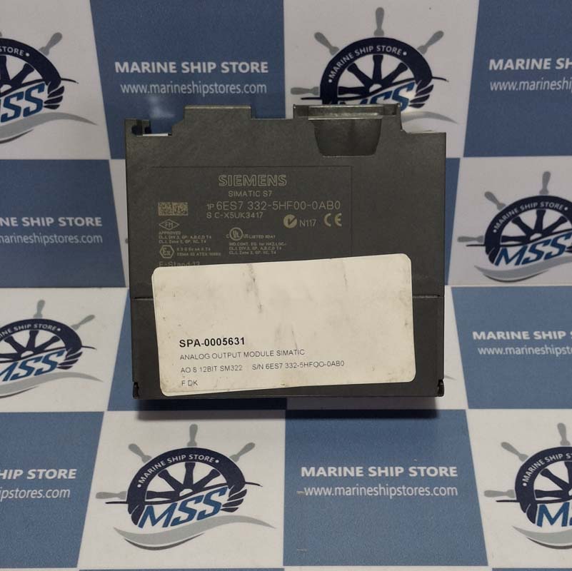 SIEMENS SM332 6ES7 332-5HF00-0AB0 SIMATIC S7 ANALOG OUTPUT MODULE