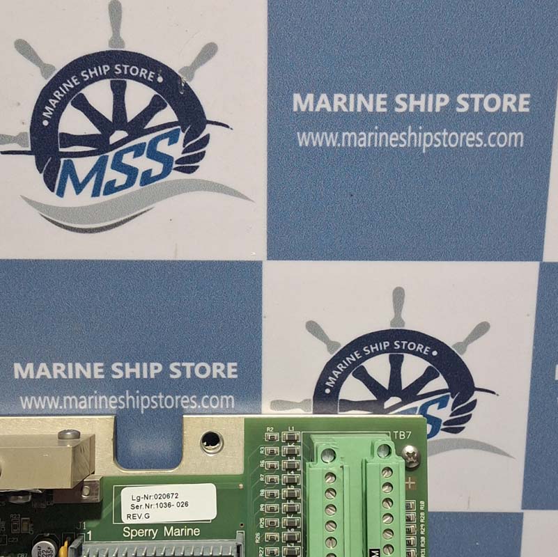 SPERRY MARINE 2133.10300 NAVIGAT X MK1 020672 REV-G PCB BOARD