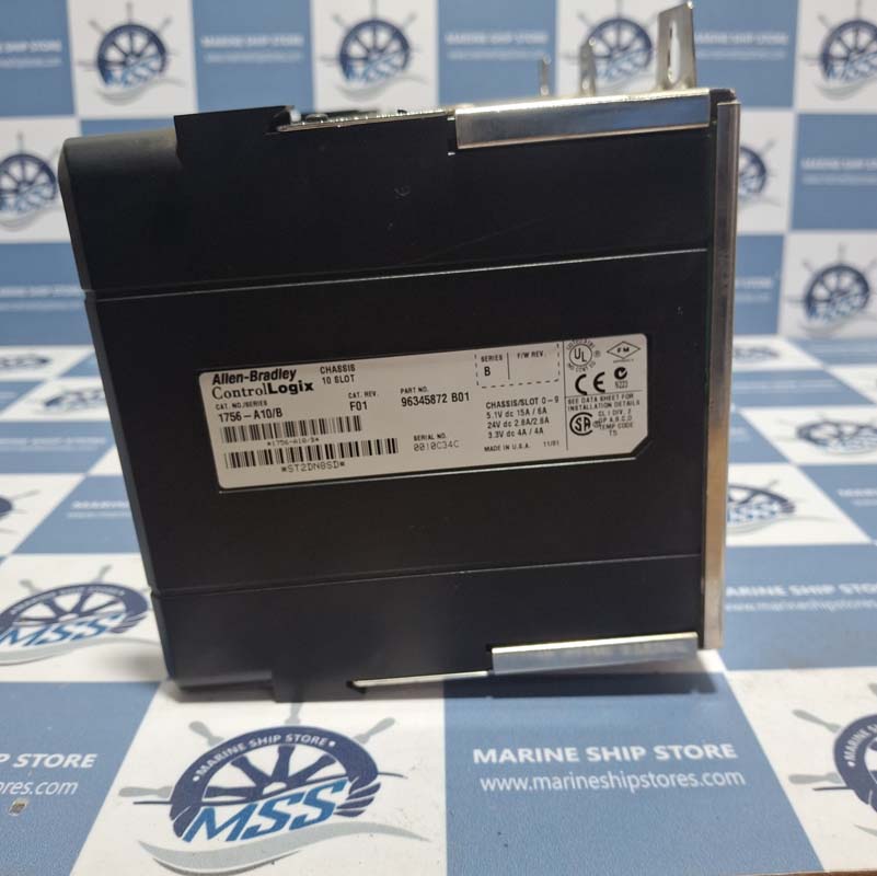 ALLEN-BRADLEY 1756-A10-B CONTROLLOGIX 10 SLOTS CHASSIS