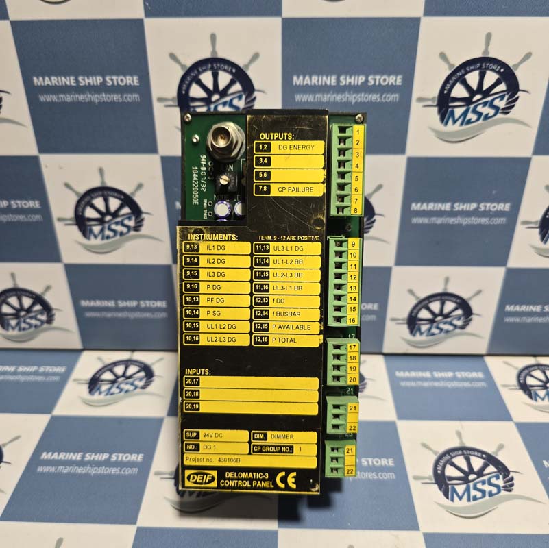 DEIF DELOMATIC-3 CP-1 1044220050E CONTROL PANEL