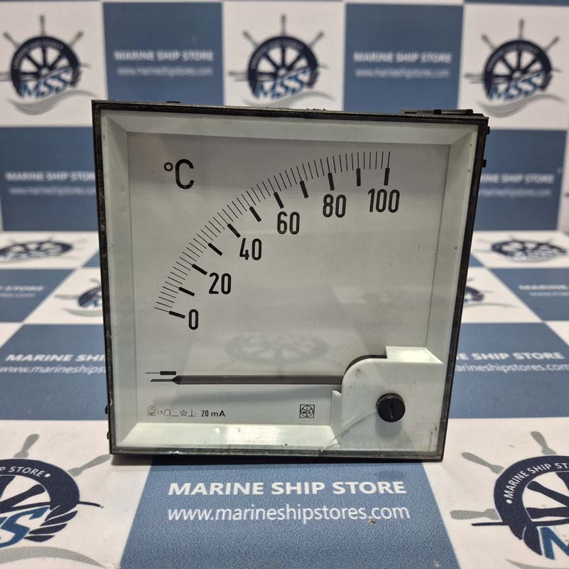 DEIF RANGE 0-100 RPM METER