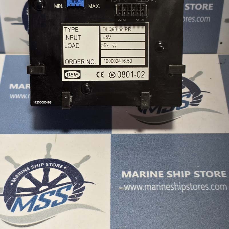 DIEF DLQ96-PC-PR RANGE 0-100 RPM METER
