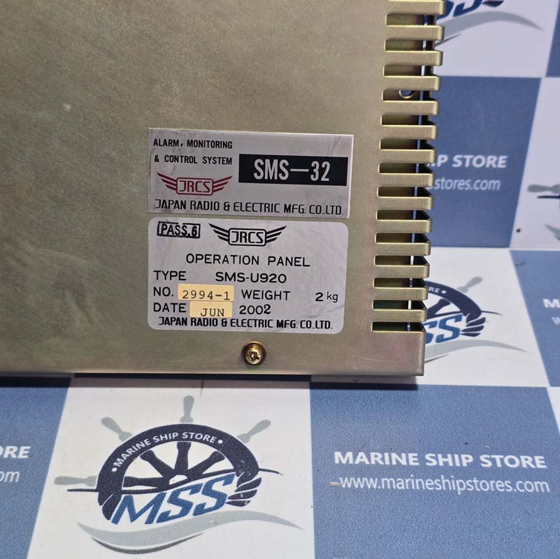 JRCS SMS-32 SMS-U920 OPERATION PANEL-3 JRCS SMS-32 SMS-U920 OPERATION PANEL