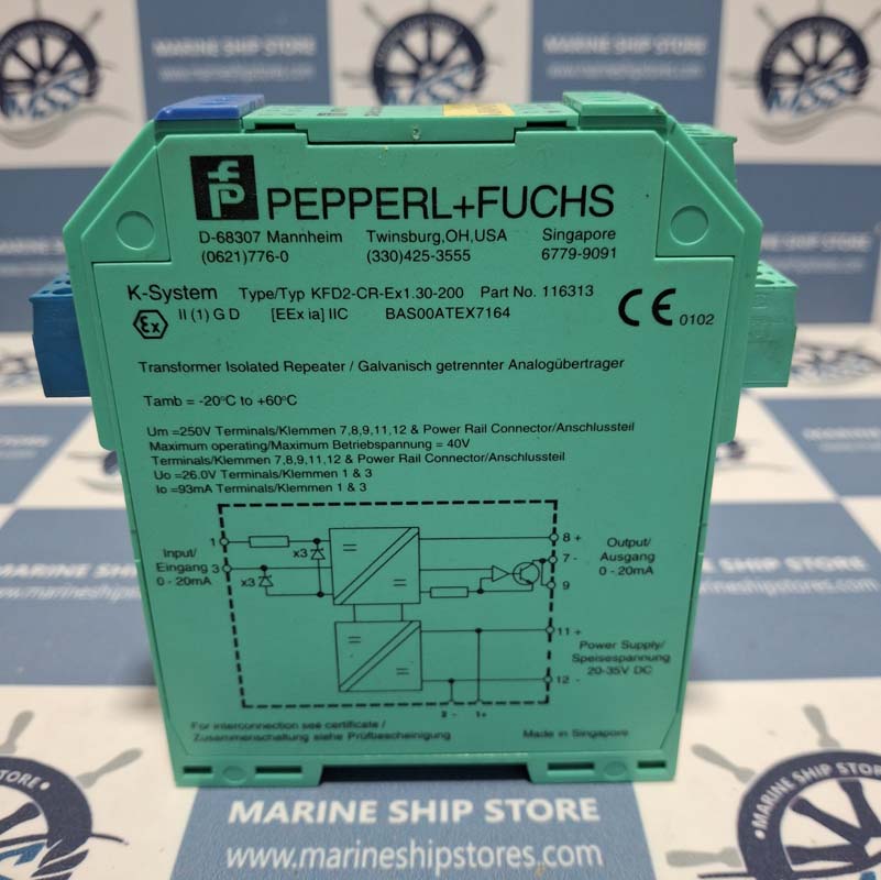 PEPPERL +FUCHS KFD2-CR-EX1.30-200 SMART TRANSMITTER POWER SUPPLY