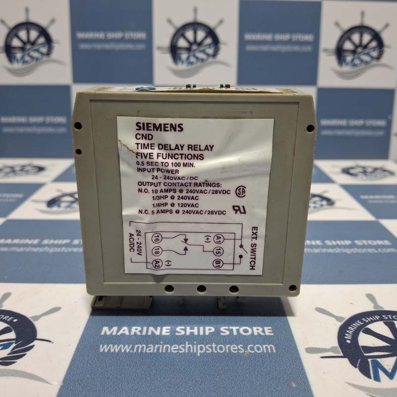 SIEMENS CND TIME DELAY RELAY-3 SIEMENS CND TIME DELAY RELAY