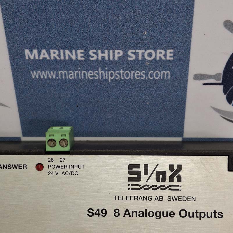 SIOX TELEFRANG S49 8 ANALOGUE OUTPUTS MODULE