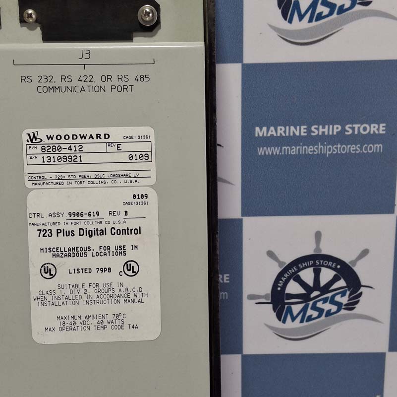WOODWARD 723 PLUS 9906-619 REV-B DIGITAL CONTROL
