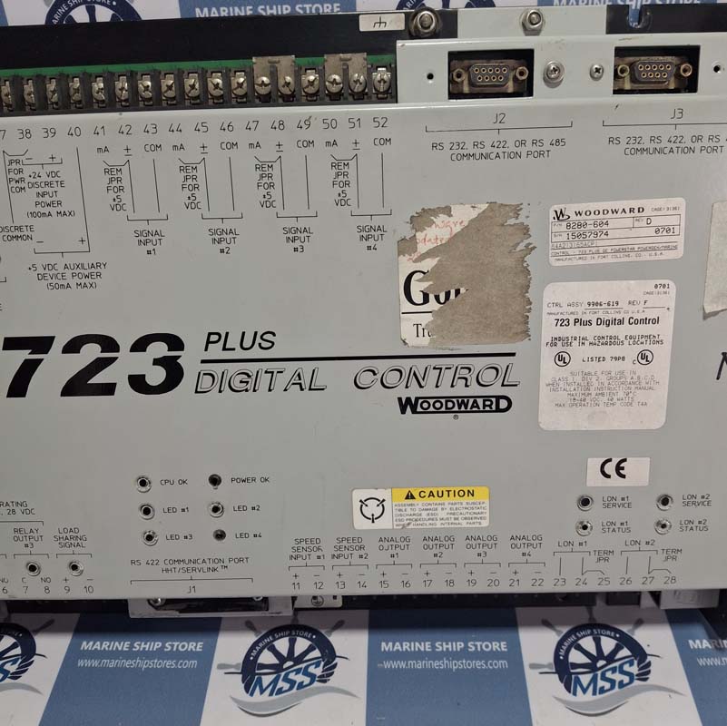 WOODWARD 723 PLUS 9906-619 REV-F DIGITAL CONTROL