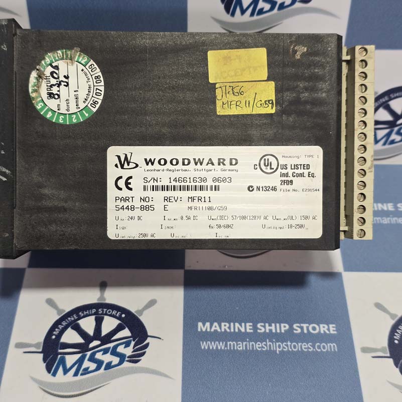 WOODWARD MFR-1 5448-885 REV MFR11 MULTI FUNCTION RELAY