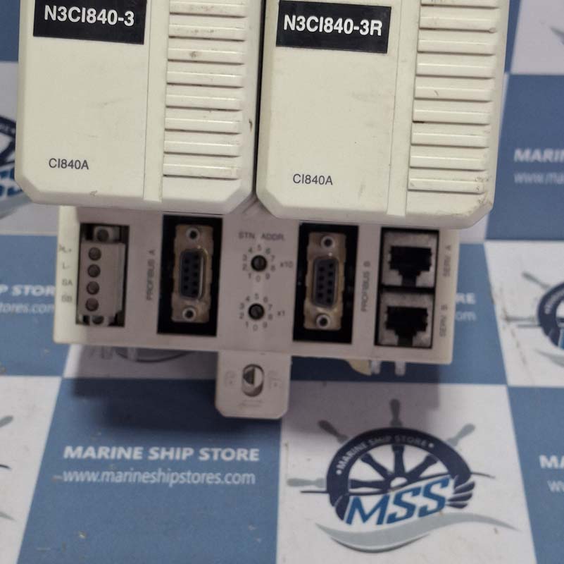 ABB CI840A 3BSE041882R1 COMMUNICATION MODULE WITH 3BSE022462R1 TERMINATION UNIT