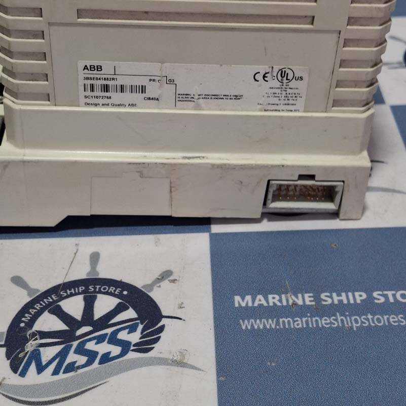 ABB CI840A 3BSE041882R1 COMMUNICATION MODULE WITH 3BSE022462R1 TERMINATION UNIT