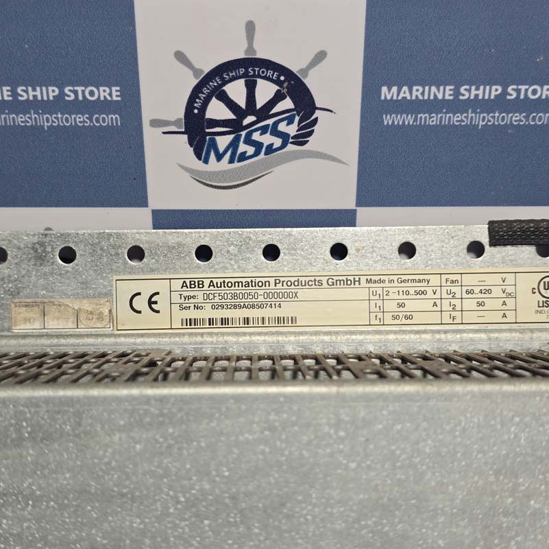 ABB DCF503B0050-000000X EXCITATION MODULE GOVERNOR