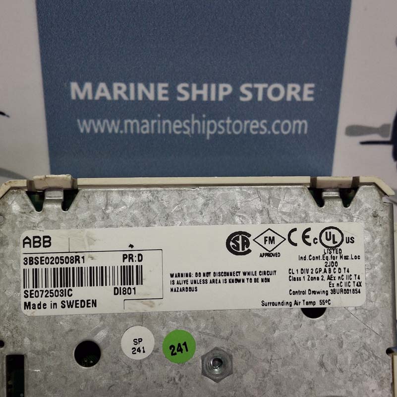ABB DI801 3BSE020508R1 DIGITAL INPUT MODULE