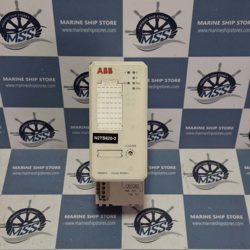 ABB TB820V2 CLUSTER MODEM IO MODULE WITH 3BSE013208R1 TERMINATION UNIT