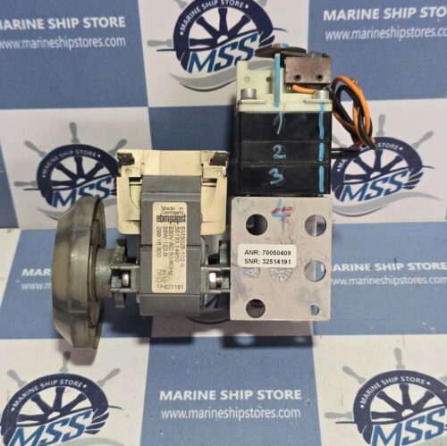 ASF THOMAS EBMPAPST EM3025-102 IC 55133.14950 MOTOR AND DIAPHRAGM PUMP ASSEMBLY