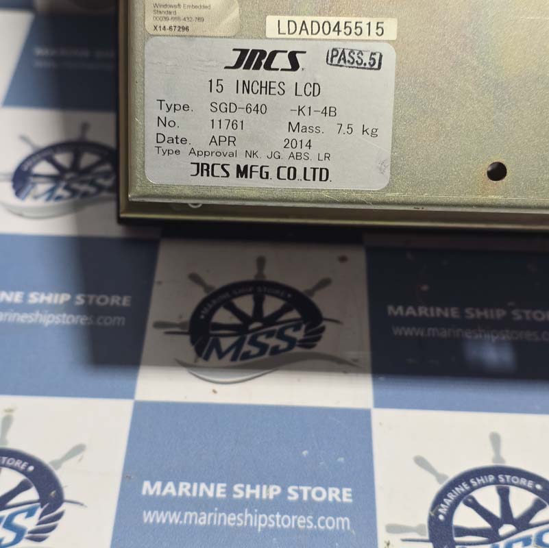 JRCS SGD-640-K1-4B 15 INCHES LCD DISPLAY-3 JRCS SGD-640-K1-4B 15 INCHES LCD DISPLAY