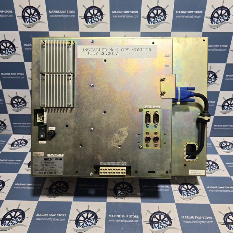 JRCS SGD-640-K1-4B 15 INCHES LCD DISPLAY-4 JRCS SGD-640-K1-4B 15 INCHES LCD DISPLAY