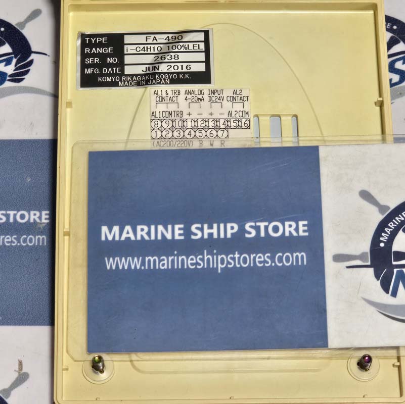 KOMYO RIKAGAKU KOGYO FA-490 COMBUSTIBLE GAS ALARM