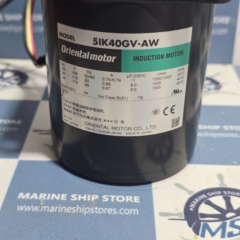 ORIENTAL MOTOR 5IK40GN-KW INDUCTION MOTOR