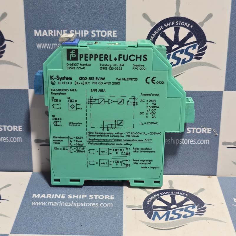 PEPPERL+FUCHS KFD2-SR2-EX1.W ZENER BARRIER SWITCH AMPLIFIER