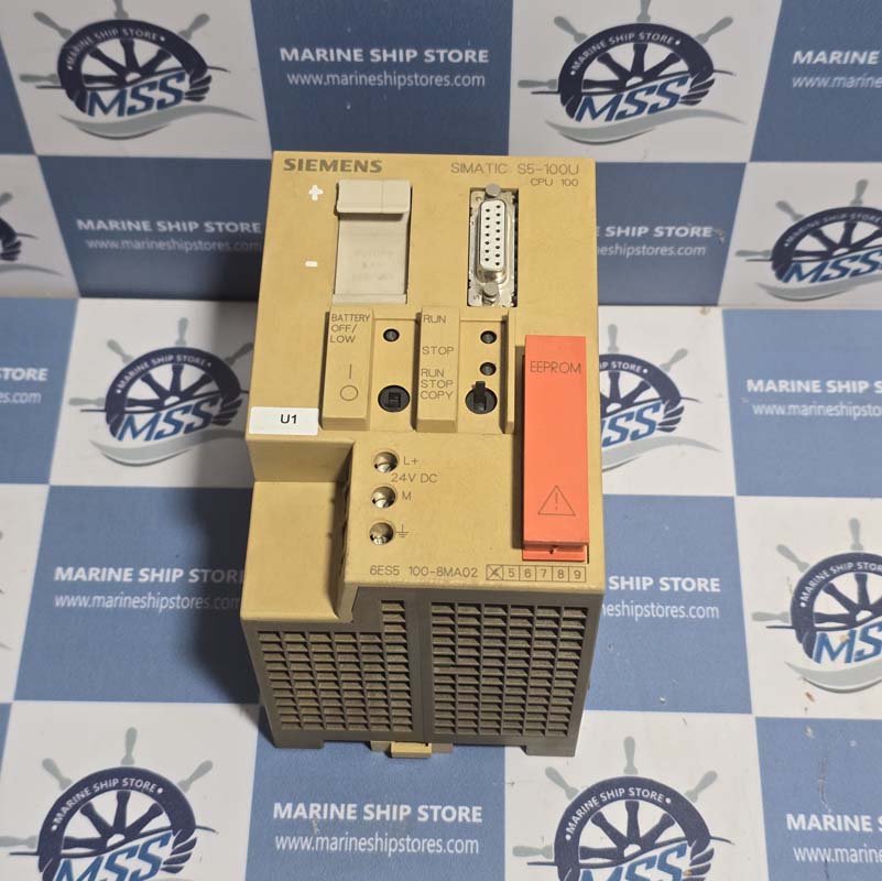SIEMENS SIMATIC S5-100U CPU 100 6ES5 100-8MA02 CENTRAL PROCESSOR UNIT-3 SIEMENS SIMATIC S5-100U CPU 100 6ES5 100-8MA02 CENTRAL PROCESSOR UNIT