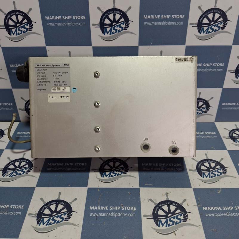 ABB DSSR 122 POWER SUPPLY