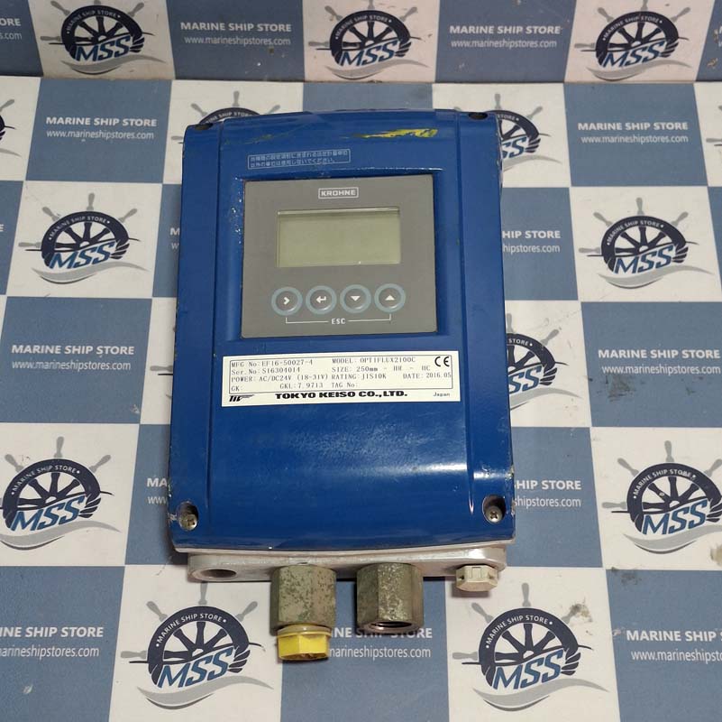 KROHNE OPTIFLUX 2100 C EF16-50027-4 ELECTROMAGNETIC FLOW METER