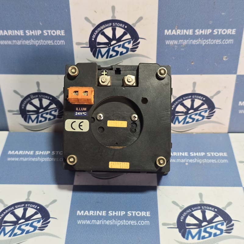 MAN B&W 0-10 REMOTE CONTROL PRESSURE BAR METER