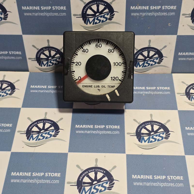 MAN B&W 0-120 ENGINE LUB. OIL TEMP C METER