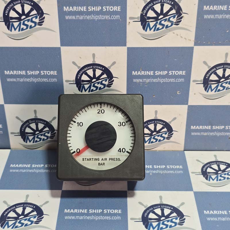 MAN B&W 0-40 STARTING AIR PRESSURE BAR METER-1 MAN B&W 0-40 STARTING AIR PRESSURE BAR METER