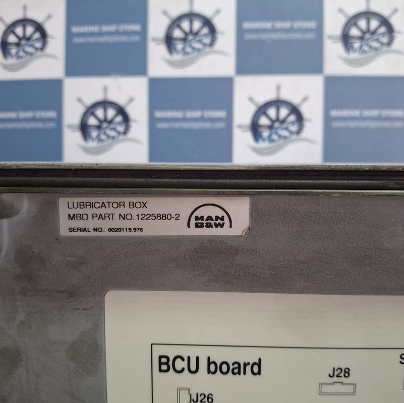 MAN B&W MBD 1211636-9 REV-1.5 MBD 1225880-2 BCU MODULE LUBRICATOR CONTROL UNIT