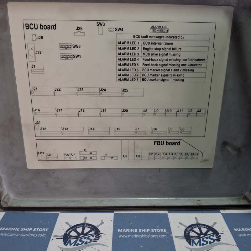 MAN B&W MBD 1211636-9 REV-1.5 MBD 1225880-2 BCU MODULE LUBRICATOR CONTROL UNITMAN B&W MBD 1211636-9 REV-1.5 MBD 1225880-2 BCU MODULE LUBRICATOR CONTROL UNIT
