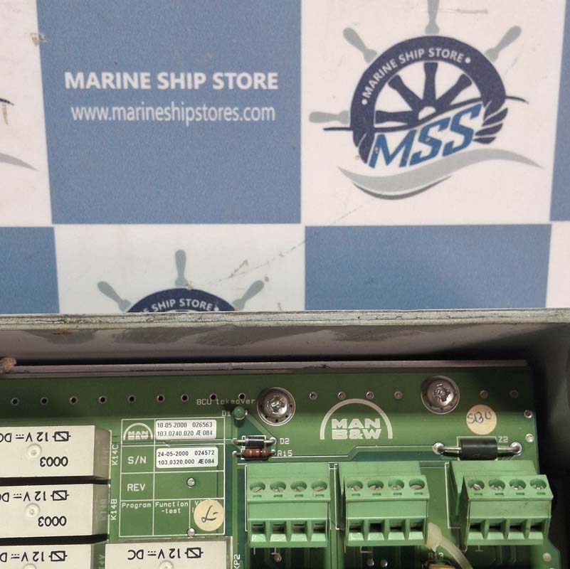 MAN B&W MBD 1225880-2 SWITCH BOARD UNIT LUBRICATOR CONTROL UNIT-9 MAN B&W MBD 1225880-2 SWITCH BOARD UNIT LUBRICATOR CONTROL UNIT
