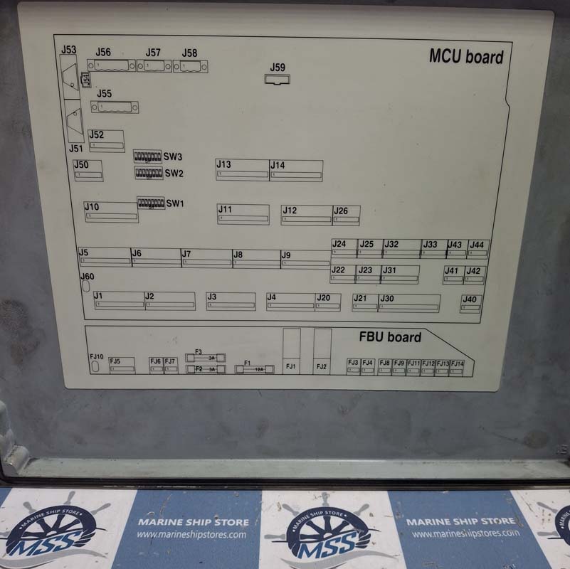 MAN B&W MBD 3156343-1 MBD 1225880-2 MASTER CONTROL UNIT LUBRICATOR CONTROL UNIT