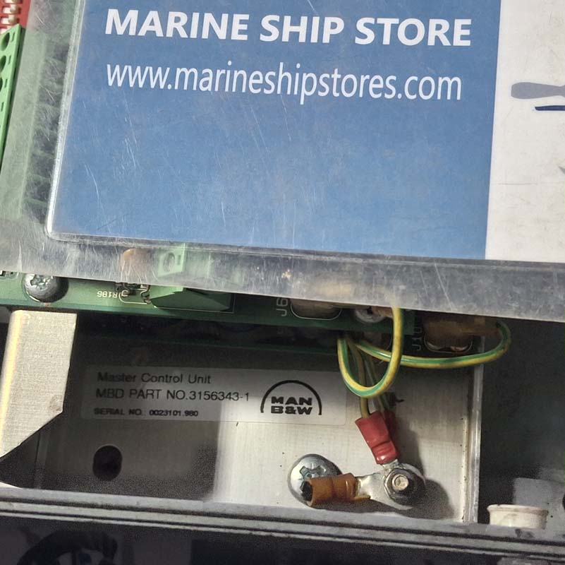 MAN B&W MBD 3156343-1 MBD 1225880-2 MASTER CONTROL UNIT LUBRICATOR CONTROL UNIT