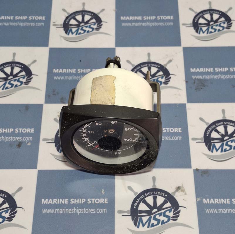 MARINE ELECTRONICS 0-100 BAR 0-1450 PSI METER-2 MARINE ELECTRONICS 0-100 BAR 0-1450 PSI METER