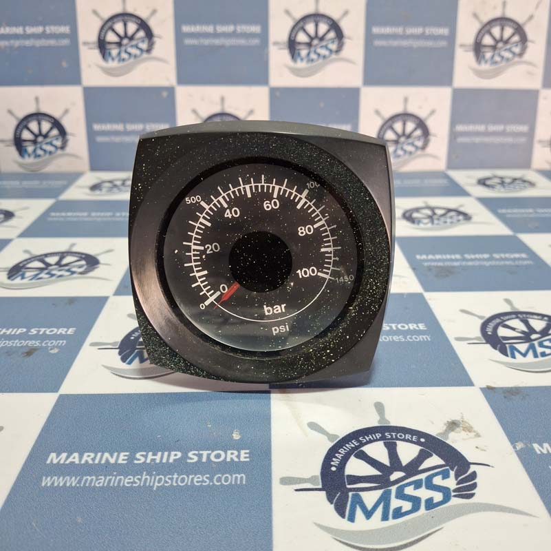 MARINE ELECTRONICS 0-100 BAR 0-1450 PSI METER
