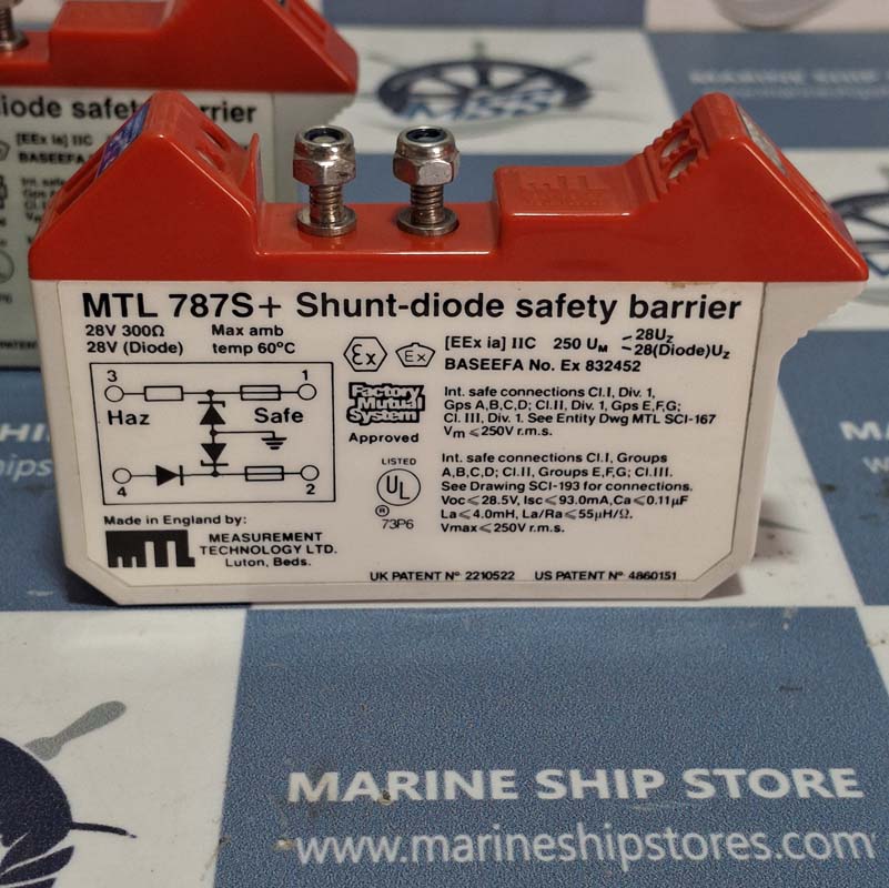 MEASURMENT TECHNOLOGY MTL 787S+ SHUT-DIODE SAFETY BARRIER-8 MEASURMENT TECHNOLOGY MTL 787S+ SHUT-DIODE SAFETY BARRIER