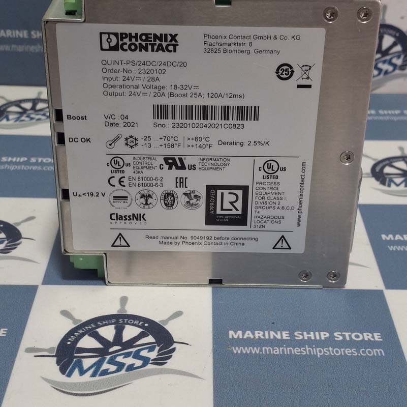 PHOENIX CONTACT QUINT-PS-24DC-24DC-20 POWER SUPPLY