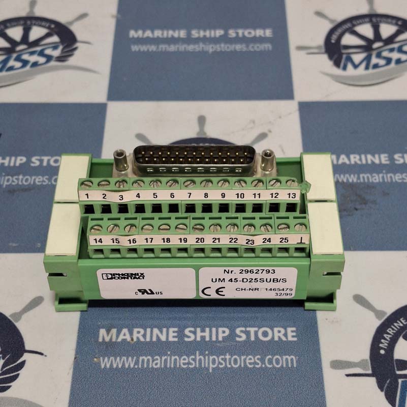 PHOENIX CONTACT UM 45-D25SUB-S INTERFACE MODULE-1 PHOENIX CONTACT UM 45-D25SUB-S INTERFACE MODULE