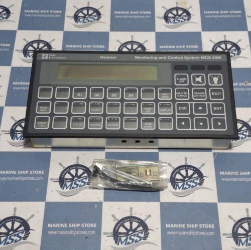 SAM ELECTRONICS LYNGSO MARINE MCS 40M GEAMAR 962.006.400-E 271.150.187-E MONITORING AND CONTROL SYSTEM