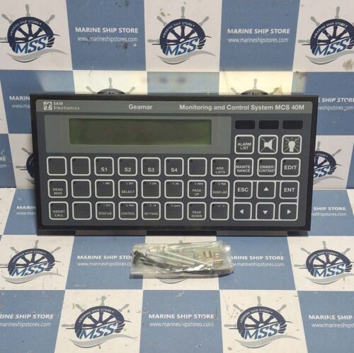 SAM ELECTRONICS LYNGSO MARINE MCS 40M GEAMAR 962.006.400-E 271.150.187-E MONITORING AND CONTROL SYSTEM
