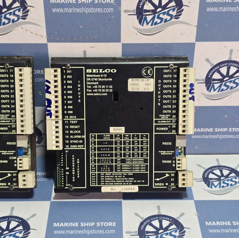 SELCO M1000-24-10C ALARM MONITOR-8 SELCO M1000-24-10C ALARM MONITOR