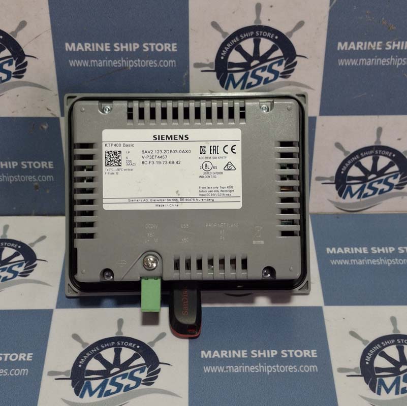 SIEMENS SIMATIC HMI 6AV2 123-2DB03-0AX0 TOUCH PANEL