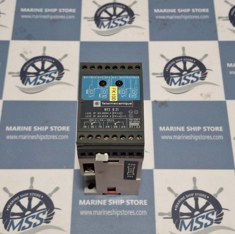 TELEMECANIQUE NY2 B 21 SAFETY BARRIER RELAY
