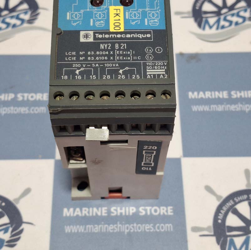 TELEMECANIQUE NY2 B 21 SAFETY BARRIER RELAY