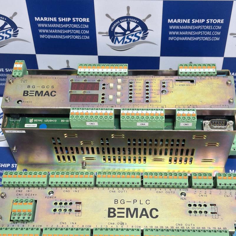 BEMAC UZUSHIO BG-GCS 10A004 BG-PLC 10A004 GENERATOR NETWORK CONTROLLER COMPELET UNIT